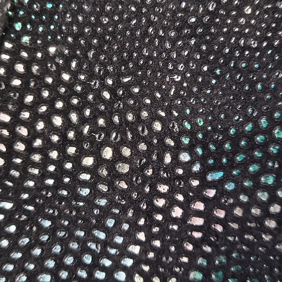 NWT Wilsons Leather Maxima Funky Iridescent embossed snakeskin Pants, 4 vintage - Picture 6 of 10